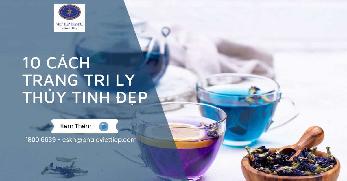 10 Cách trang tri ly thủy tinh đẹp lung linh, dễ làm, ấn tượng