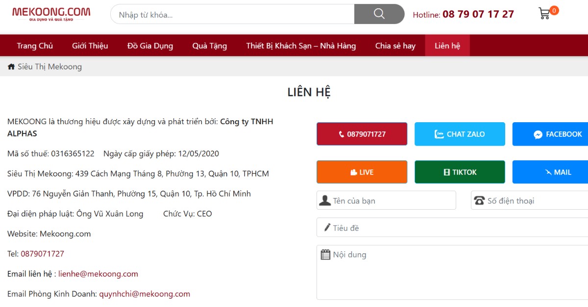 Siêu thị Mekoong – Siêu thị đồ thủy tinh chất lượng tại Hà Nội
