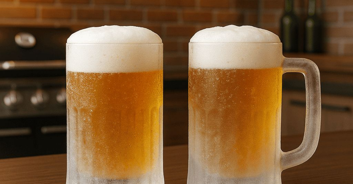 Vì sao nên đựng bia vào cốc thủy tinh