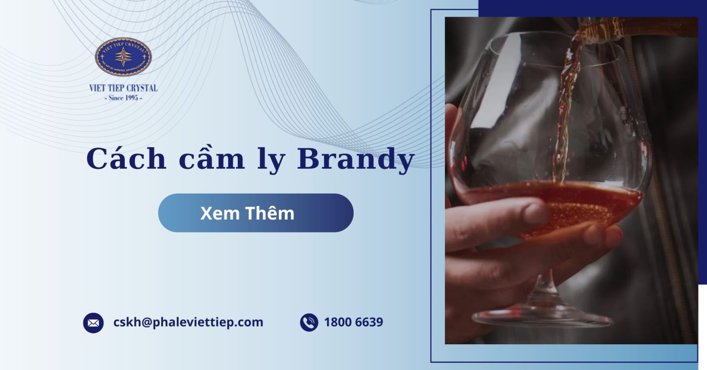 Cách cầm ly Brandy