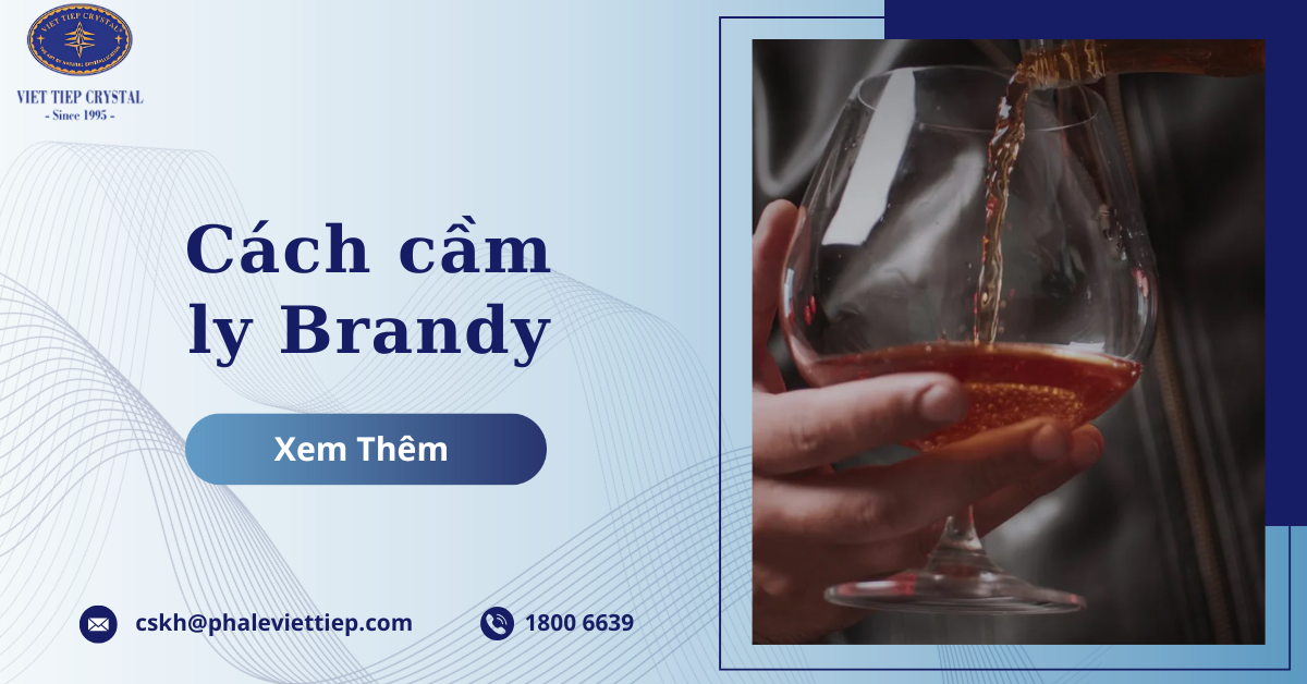 Cách cầm ly Brandy
