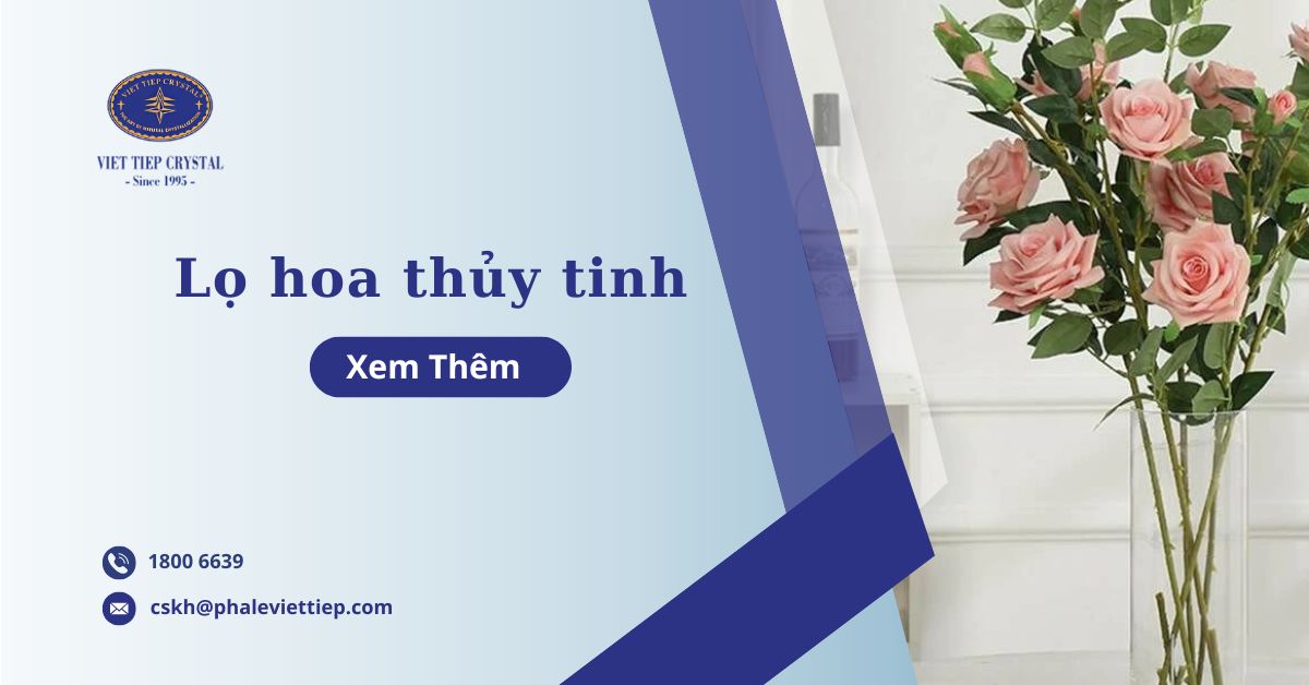 Lọ hoa thủy tinh