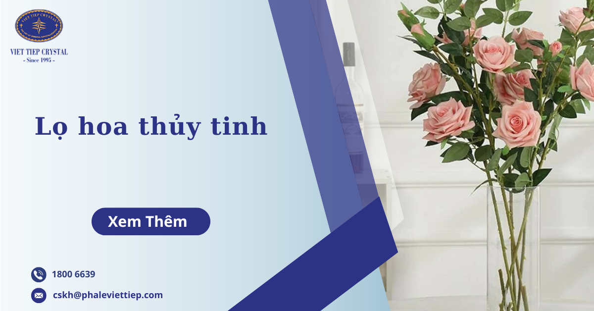 Lọ hoa thủy tinh