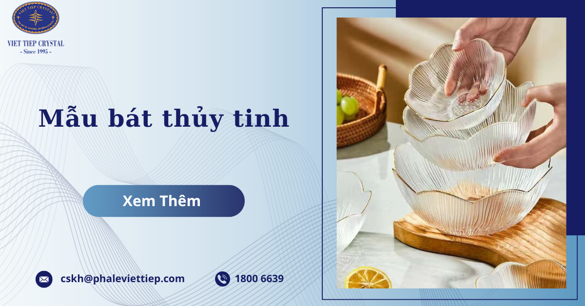 Mẫu bát thủy tinh