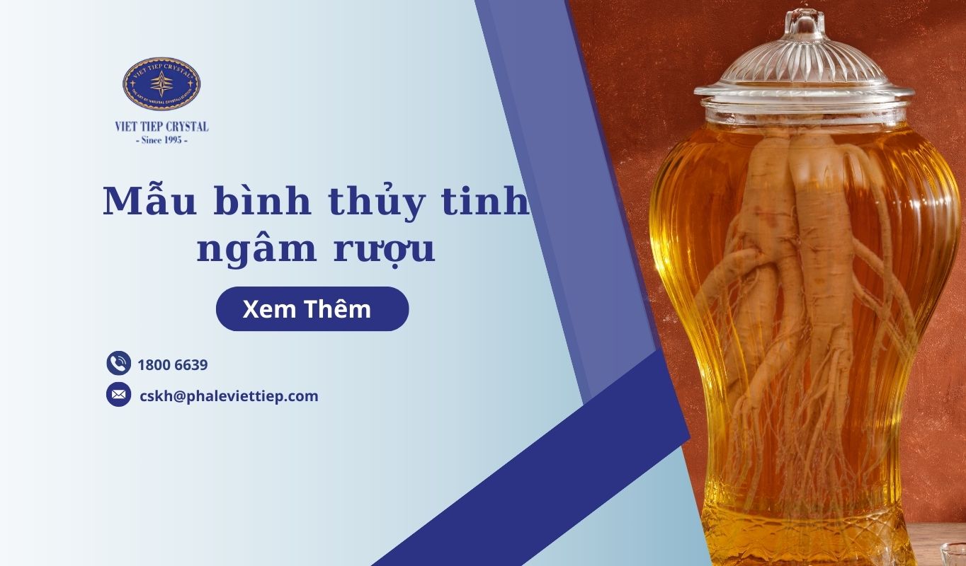 Mẫu bình thủy tinh ngâm rượu