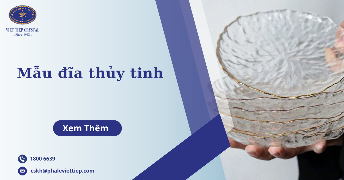 Mẫu đĩa thủy tinh