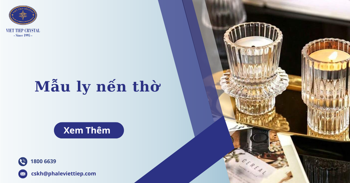 Mẫu ly nến thờ