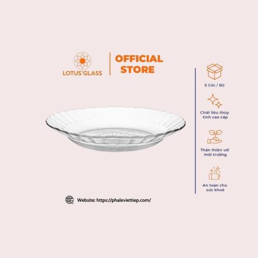 Đĩa thủy tinh VTC 276 Việt Tiệp cao cấp, chính hãng - Image 3
