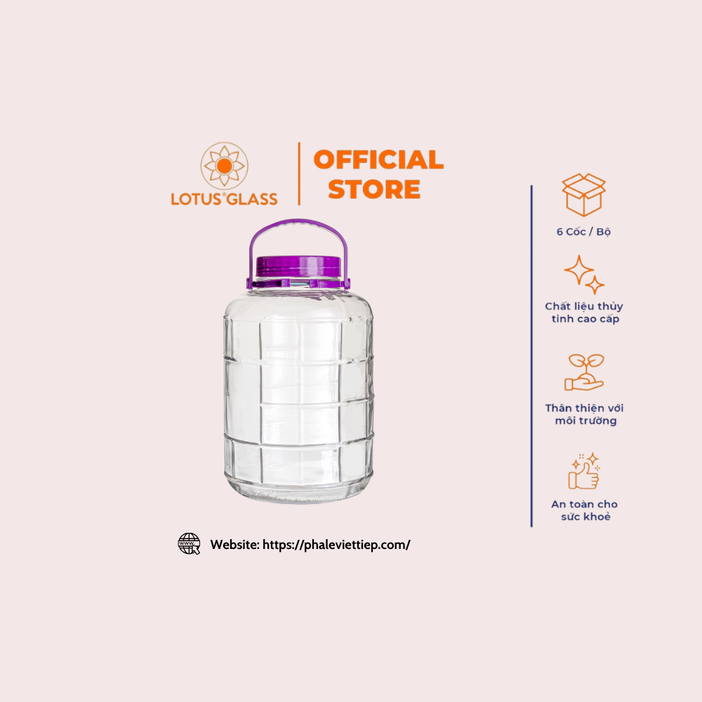 Bình đựng thủy tinh VTC 098 Việt Tiệp cao cấp - Image 3