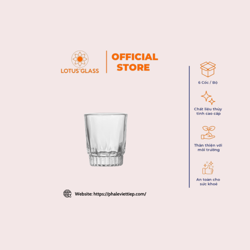 Cốc thủy tinh Shot VTC 19 Việt Tiệp cao cấp - Image 3