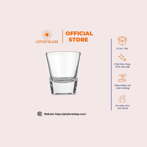 Cốc thủy tinh Shot VTC 197 Việt Tiệp cao cấp - Image 3