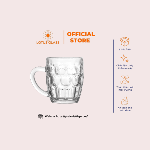 Tách thủy tinh Trà/Cafe VTC 91 Việt Tiệp cao cấp - Image 3