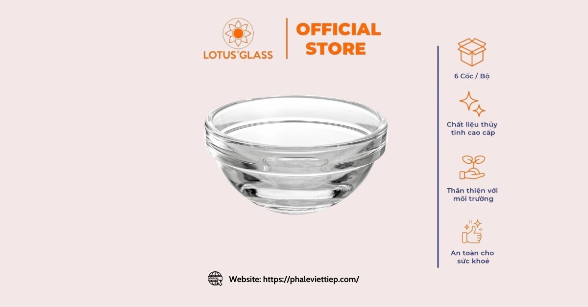 Bát thủy tinh VTC 196