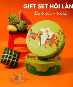 Bộ cốc đĩa thủy tinh Hội làng thumnail (2)