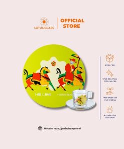 Bộ cốc đĩa thủy tinh Hội làng thumnail