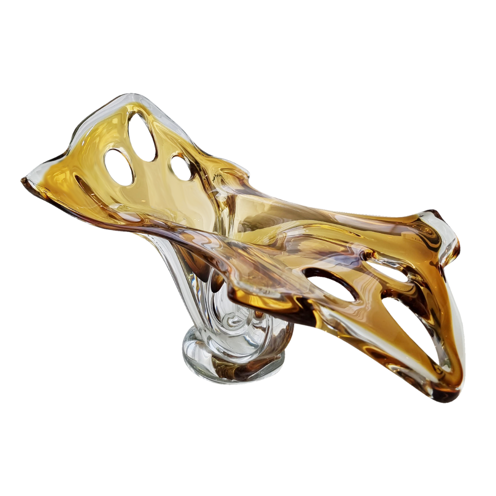 Đĩa Sên Xỏ Lỗ Màu Vàng Thiết Kế Nghệ Thuật Sang Trọng - Image 3