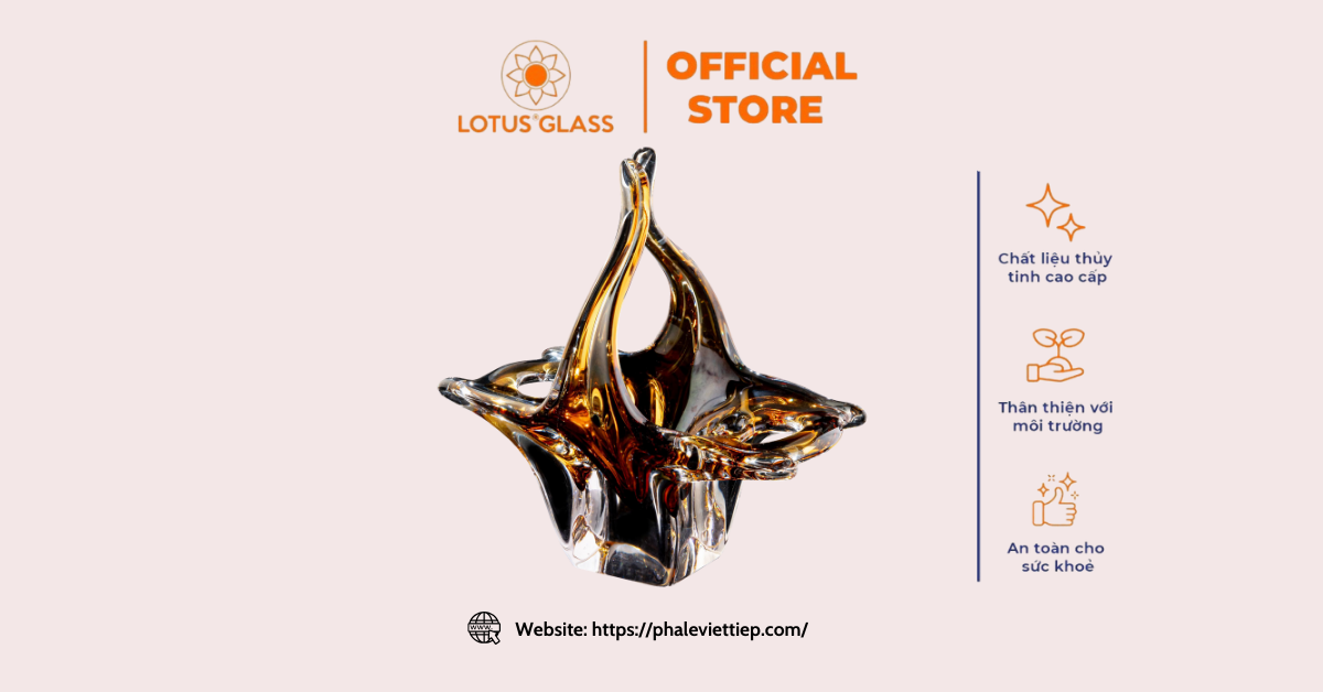 Lẵng Vuông Xỏ Lỗ Màu Vàng