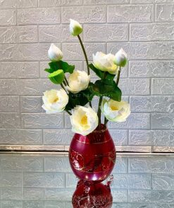 Quả Cầu 3 Chân Móc Vàng Màu Đỏ