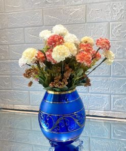 Quả Cầu 3 Chân Móc Vàng Màu Xanh Côban