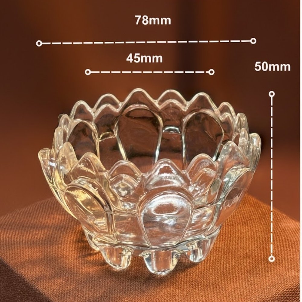 Ly cốc thủy tinh làm nến Việt Tiệp SEN 8-3T sang trọng, bền, chính hãng - Image 6