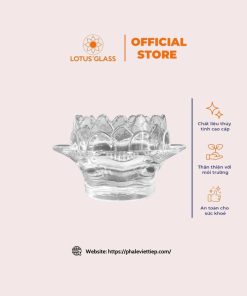 Ly cốc thủy tinh làm nến Việt Tiệp Sen 9 – 5T chính hãng, bền đẹp
